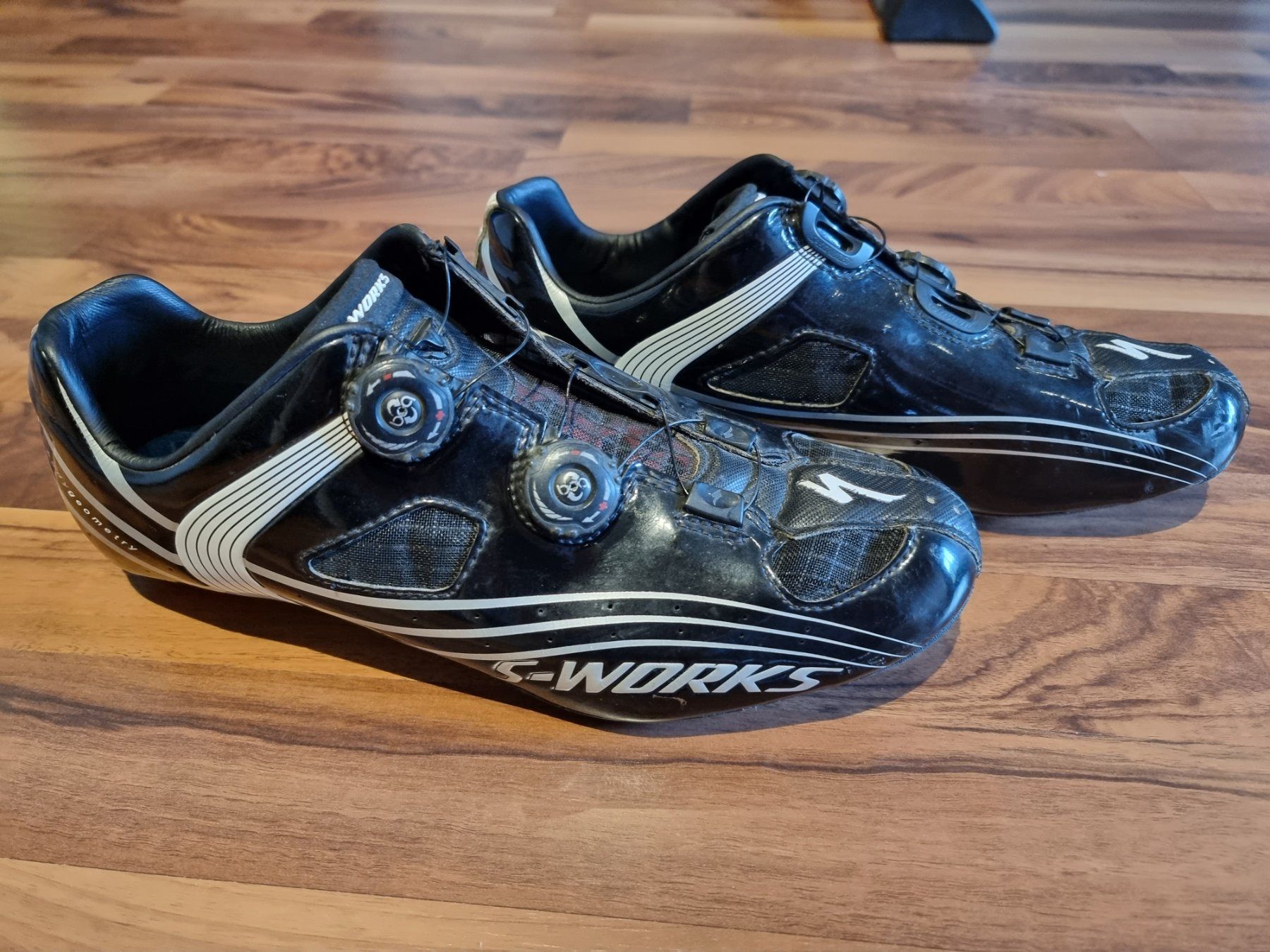Specialized Veloschuhe: Specialized S-Works Rennradschuhe Gr. 42.5 – Gebraucht aus Spiez von