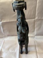 Afrikanische Holzfigur Gefässträgerin, ca. 54 cm