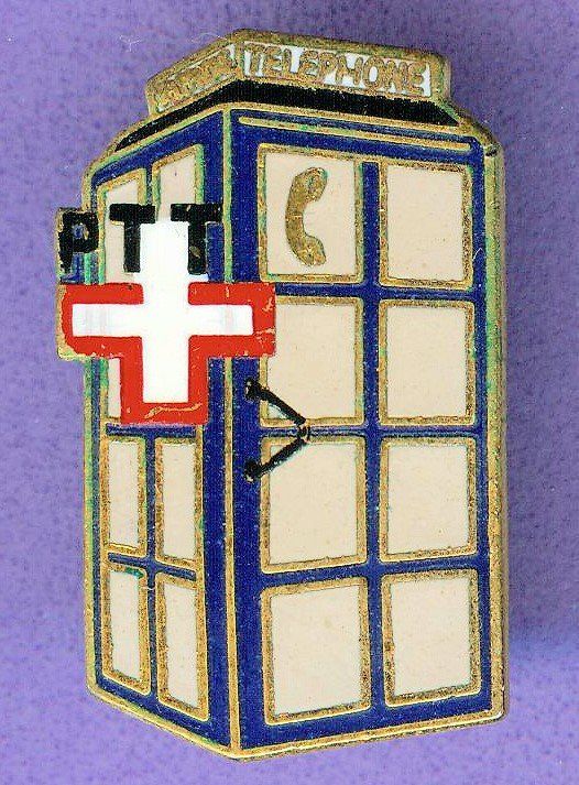 Placchette & Badge: PTT   TELEPHON KABINE – Usato da Winterthur venduto da Sammleroase