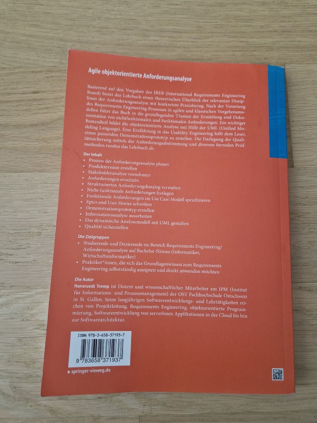 Bücher: Agile objektorientierte Anforderungsanalyse – Gebraucht aus Wetzikon ZH von wer_jas 1