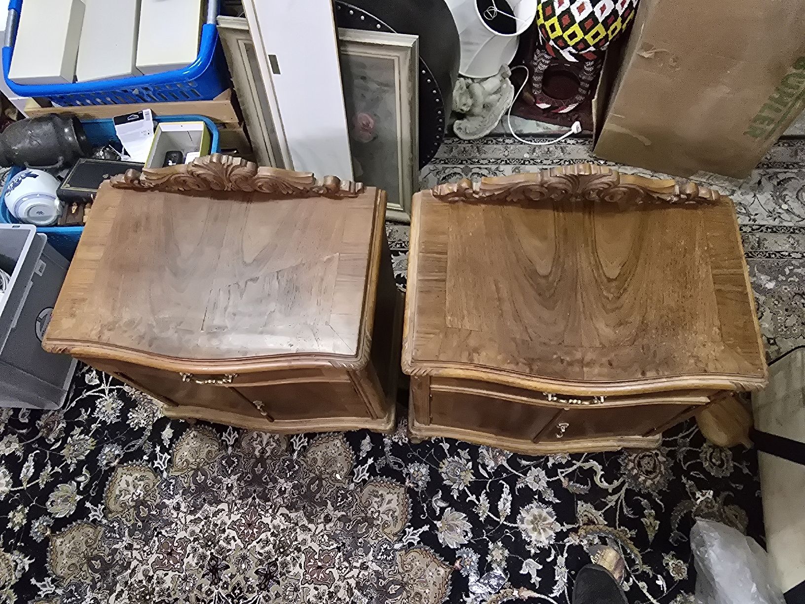 Tables de nuit: 2 Antike Nachttische 57cm x 36cm x 71cm – D'occasion à Rorschach par TimelessTrading 3