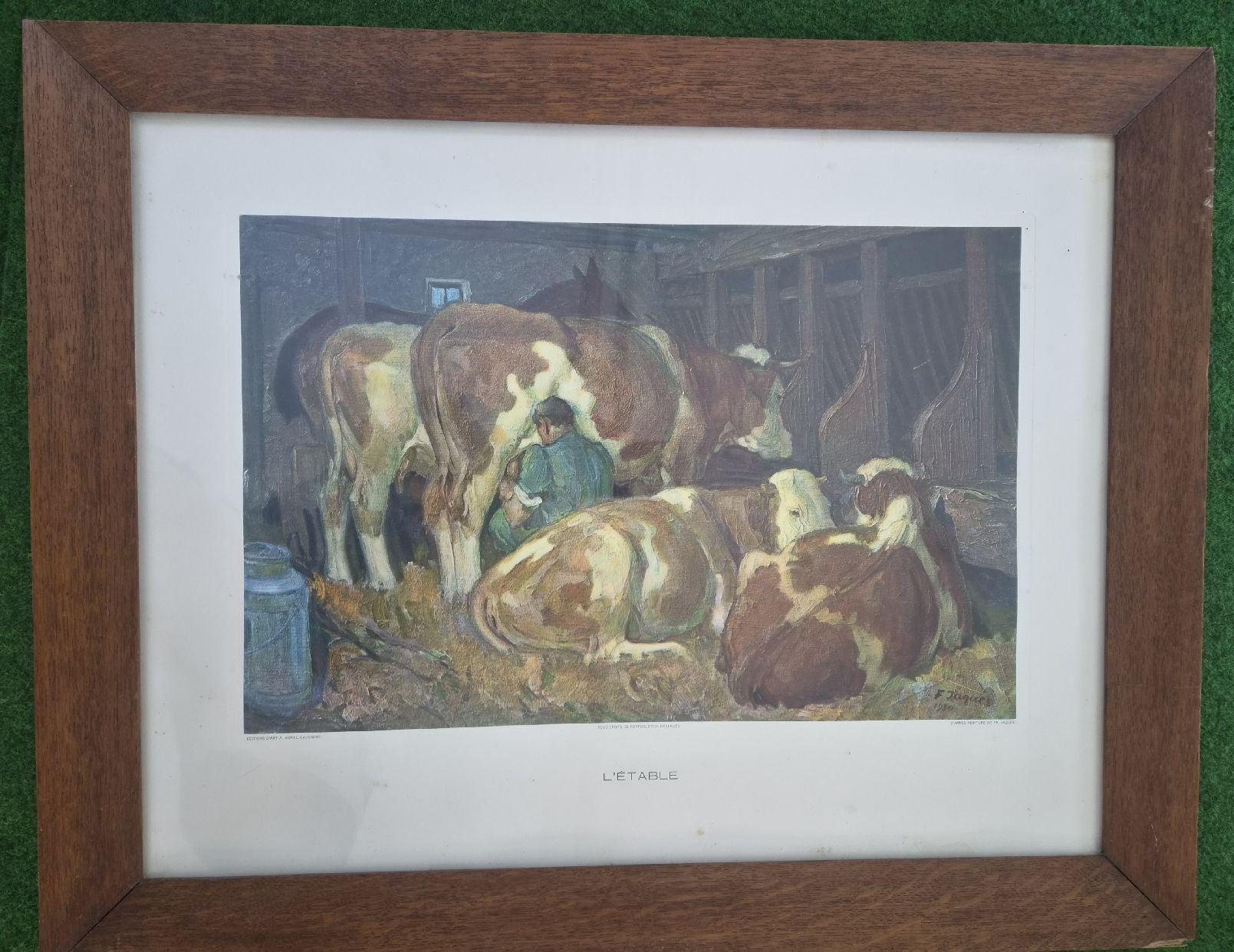 Dipinti: 2 mpressions d'après peinture de Fr.Jacques – Usato da Farvagny-le-Grand venduto da CollectibleWatches 4