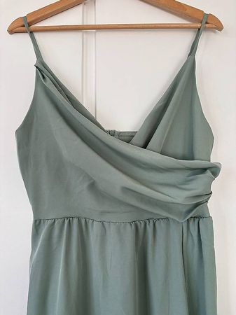 Elegantes Kleid in Petrolgrün, Grösse S