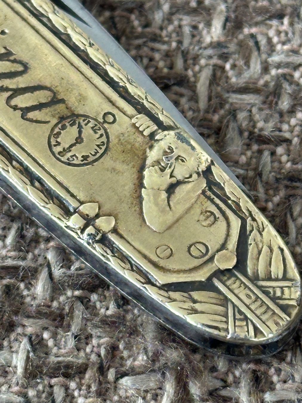 Coltelli tascabile: Antikes Uhrenmesser ALPINA TOP RAR – Usato da Dübendorf venduto da lan1808 2