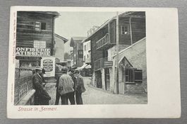 Zermatt "Strasse in Zermatt" - Männer im Vordergrund