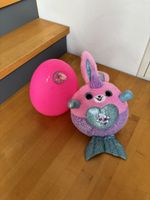 Kuschel Püppi Ei pink mit Plüschtier guter Zustand