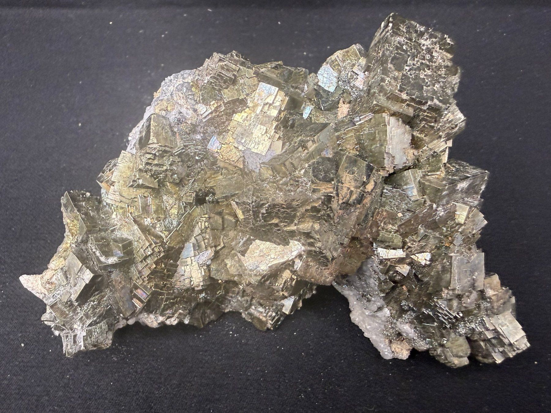Mineralien & Heilsteine: Pyrit Matrix var. irisierend – Gebraucht aus Schinznach Bad von Demerald 9