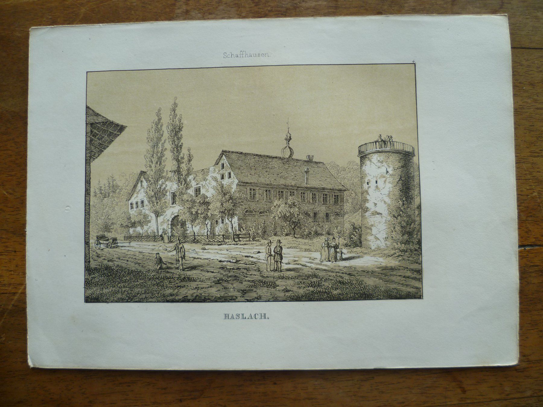 Grafica & Litografie: HASLACH   SCHAFFAUSEN – Nuovo (secondo la descrizione) da Bevaix venduto da bohrap