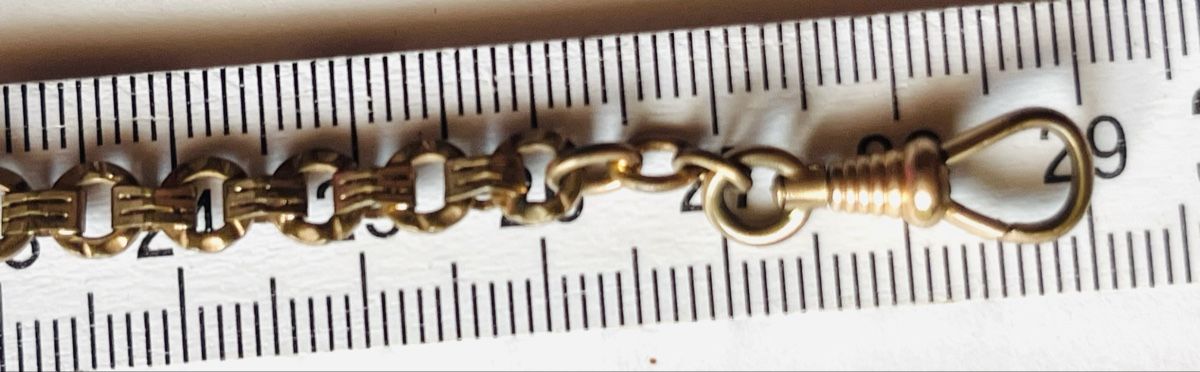 Sonstiges Uhren Zubehör: Antike Uhrenkette, 16 cm lang – Gebraucht aus Basel von TOMFAN 4
