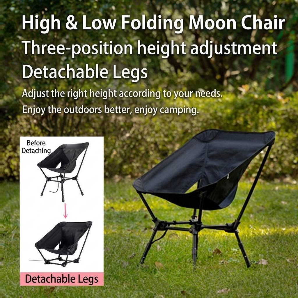 Stühle: Chaise camping confortable pliante portable facile à ranger – Neu und originalverpackt aus Morges von All4nature 1