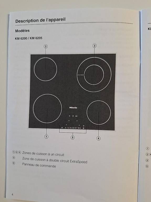 Cuisinières: Vitro cérame Miele – D'occasion à Mézières VD par Tintin07 1