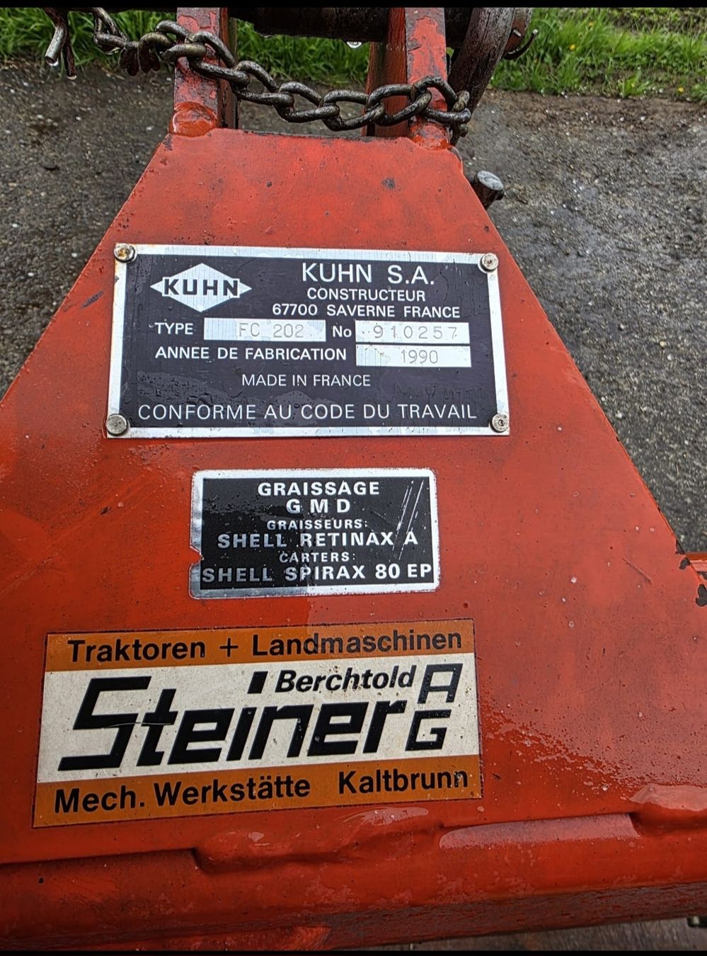 Tutte le macchine: Kuhn Mähwerk mit Knicker – Usato da Kaltbrunn venduto da Amadisli1 1