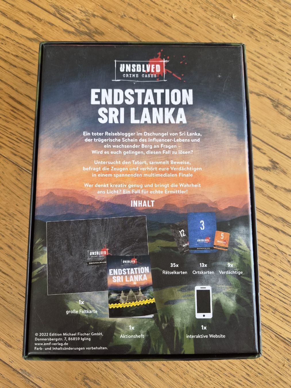 Spiele: Unsolved Crime Cases - Endstation Sri Lanka – Gebraucht aus Wabern von Aireekaa 1