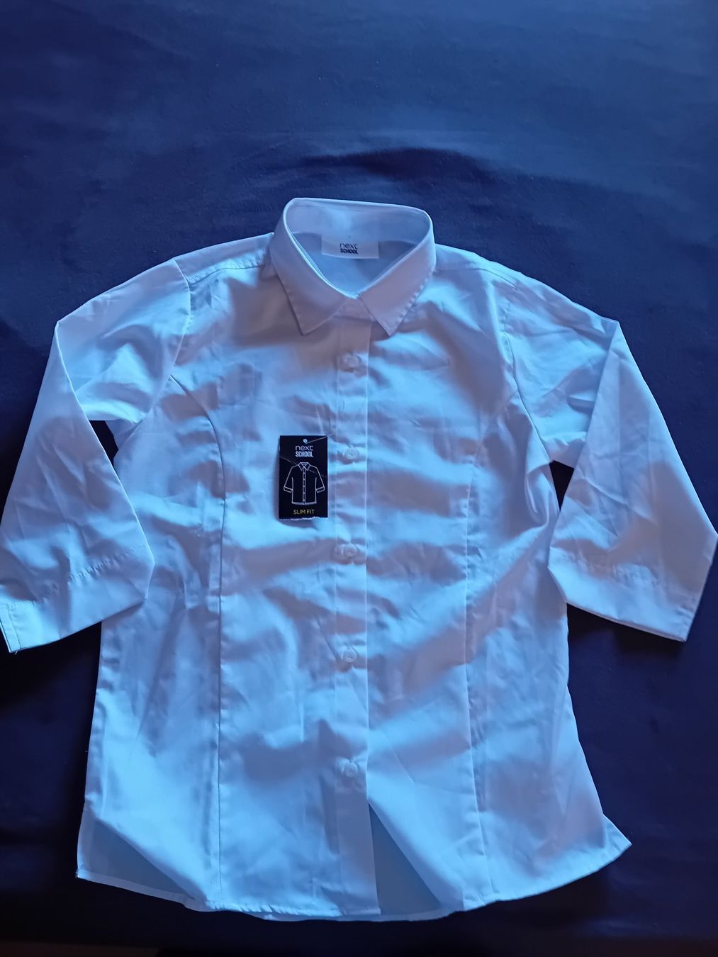 Next Camicette, T-shirt & Top: Weisse Bluse Gr. 146 – Nuovo e nell'imballaggio originale da Auw venduto da luszur 1