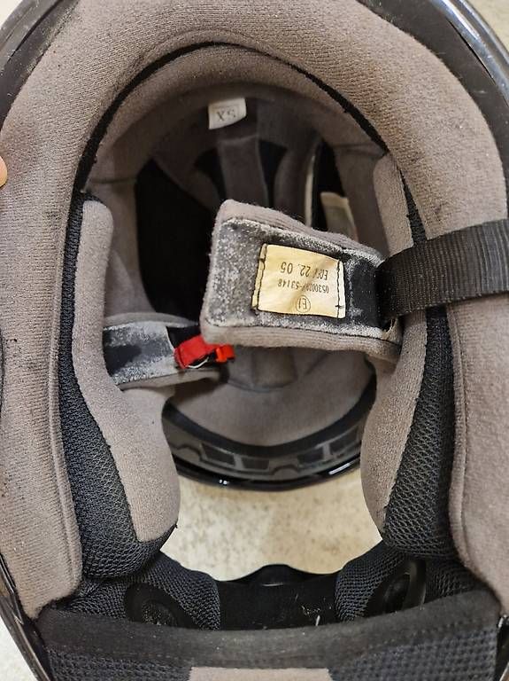 Caschi & visiere: Motorradhelm, schwarz matt, Grösse XS – Usato da Chur venduto da marc3710 2