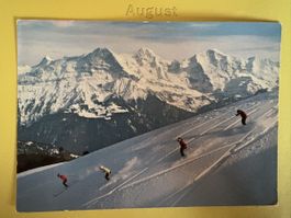 AK Eiger Mönch Jungfrau Bergpanorama