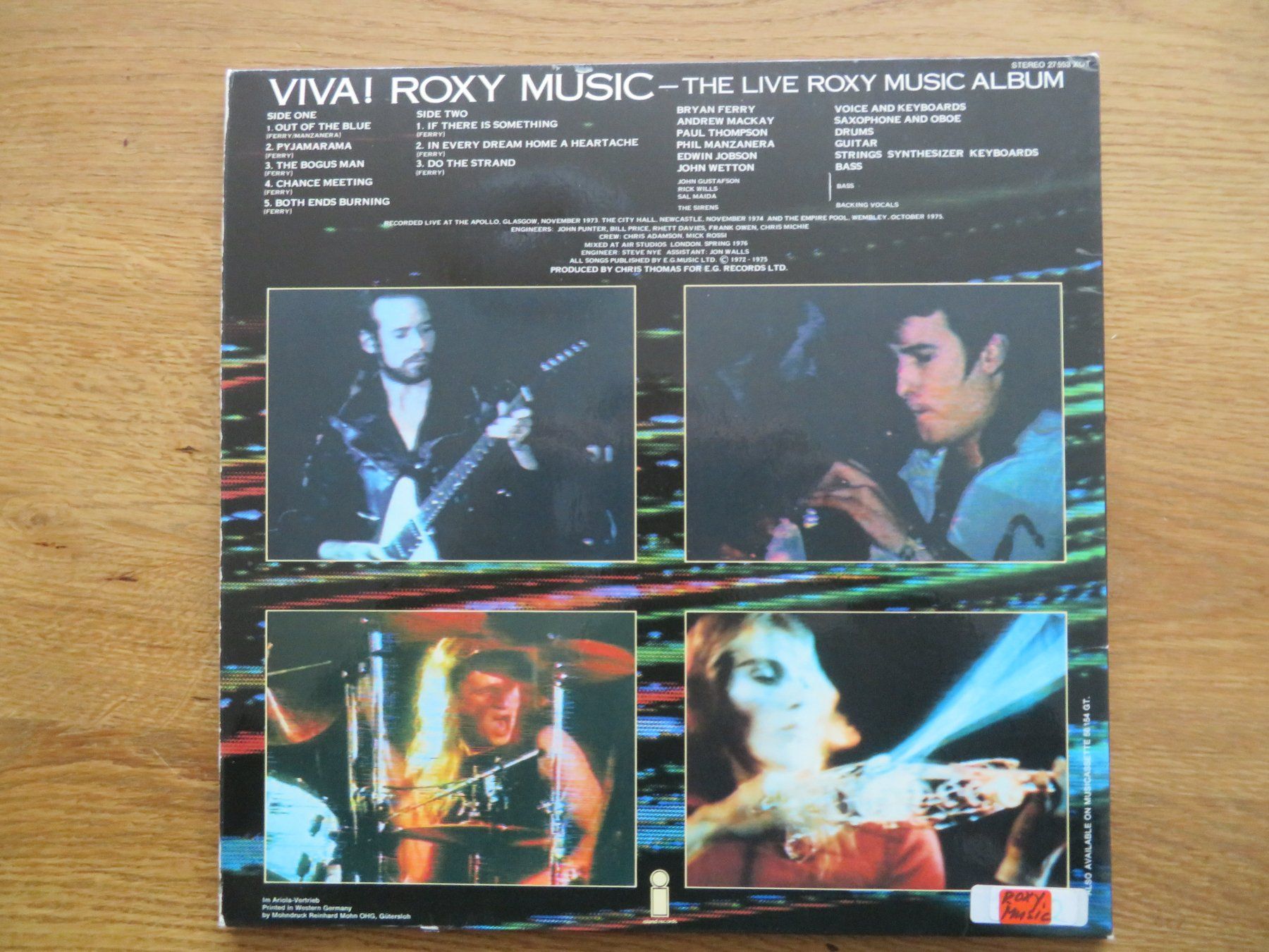Dischi in vinile: ROXY MUSIC VIVA – Nuovo (secondo la descrizione) da Zürich venduto da max_cp5f 1