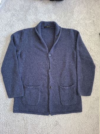 Gilet Charis 100% cachemire bleu marine taille 50