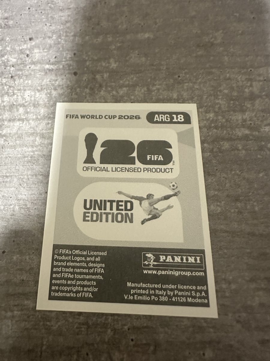 Panini Carte collezionabili: ARG 18 , FIFA WORLD CUP 2026 PANINI  – Nuovo (secondo la descrizione) da Frauenfeld venduto da 1PegPeg1 1