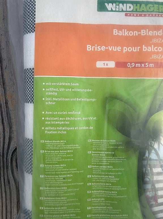 Sonnenschirme: 2 stk. Balkonblende von Windhager – Gebraucht aus Luzern von Houni 3