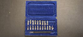 Vintage Pelikan Graphos Set (Tuschefüller mit 20 Spitzen)