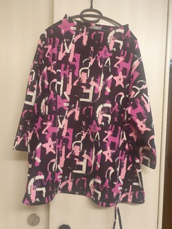 C&A Shirt Buchstabenmuster, Gr. XL, neuwertig, Top Herbst!