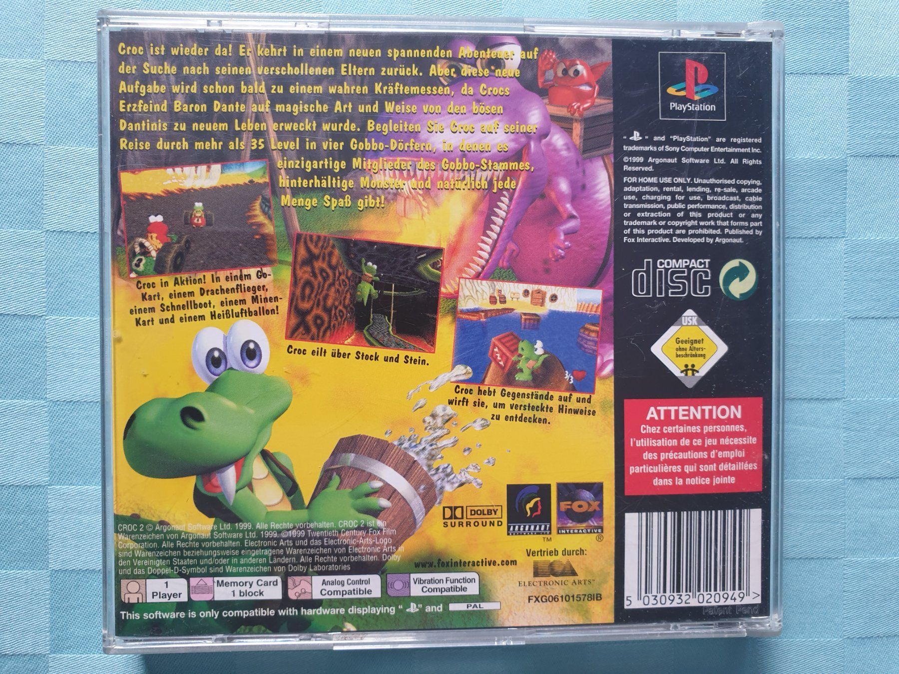 Giochi: CROC 2 PlayStation – Usato da Mörschwil venduto da spirspi 1
