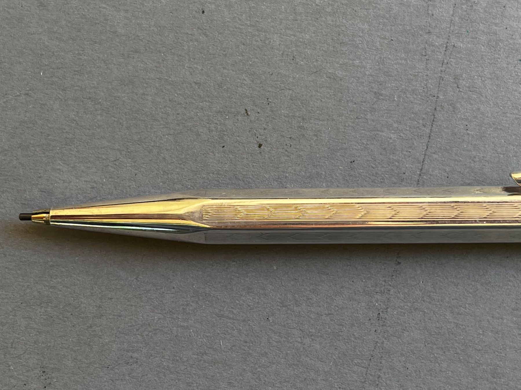 Caran D'Ache Matite, matite colorate & gessi: Caran d’Ache Ecridor Minenhalter - Chevron, versilbert dd – Usato da Zürich venduto da FV.vintage 2