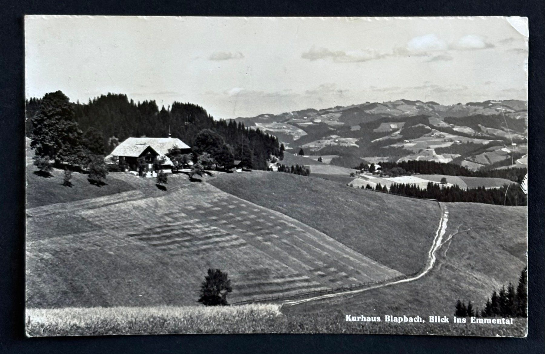 Cartoline postali: ANSICHTSKARTE KURHAUS BLAPBACH – Usato da Ostermundigen venduto da Wyatt-Earp