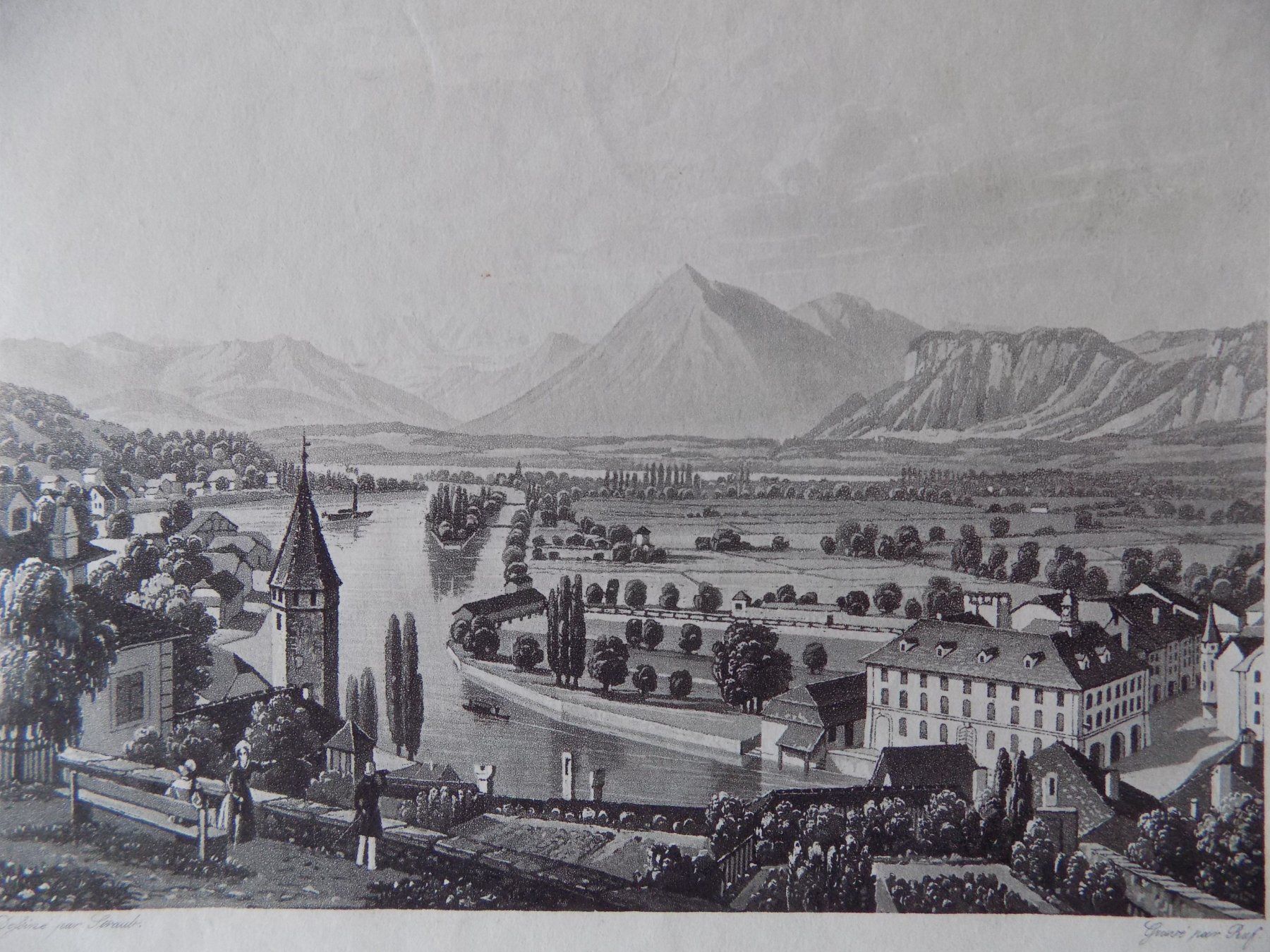 Stiche: Thun Aquatinta – Gebraucht aus Risch von Antikfee 5