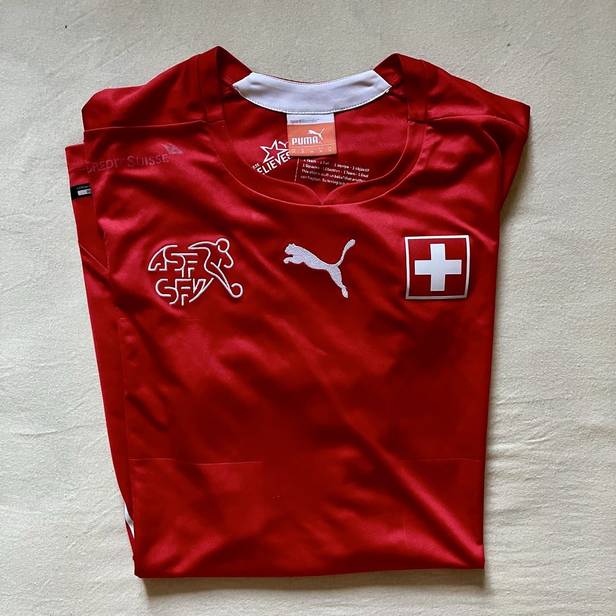 Schweizer Nati Leibchen & Hosen: Schweizer Nati Trikot WM 2014 – Neu (gemäss Beschreibung) aus Schaffhausen von Quadrophenia27 2