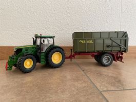SIKU John Deere 6210R mit Fortuna