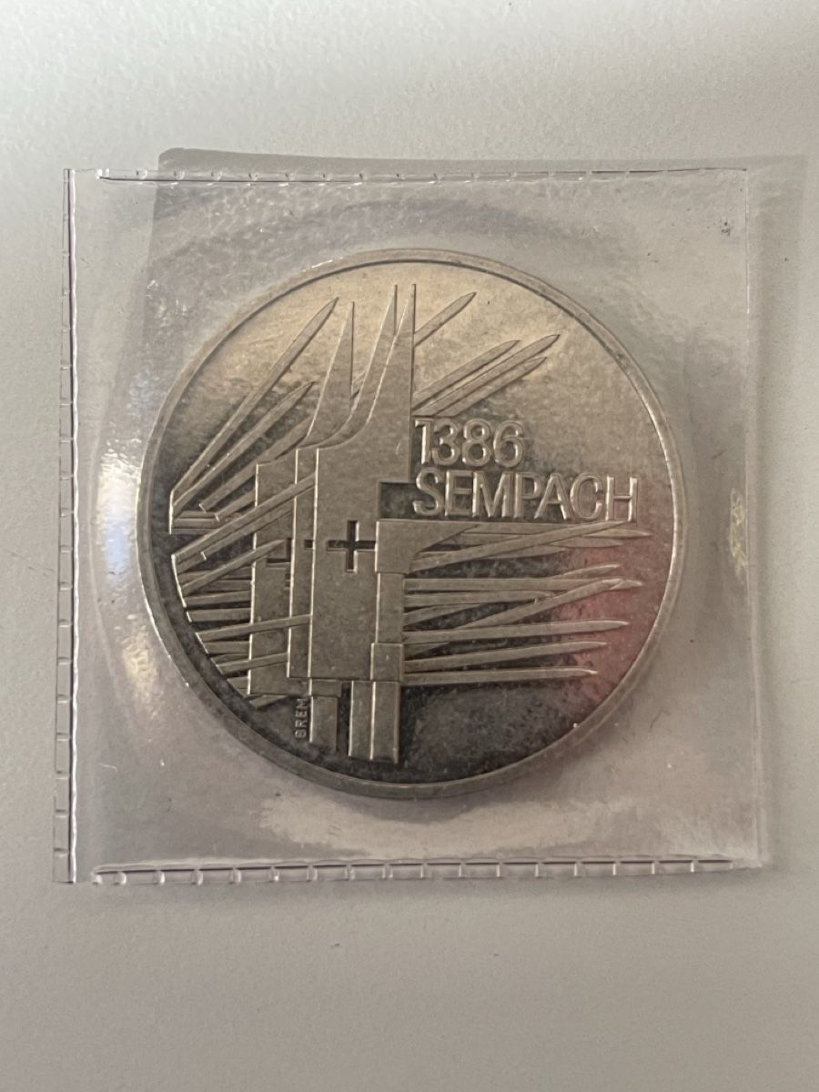 Tutti le monete: Commemorative 5 CHF 1386 SEMPACH – Usato da Pregassona venduto da REEUP