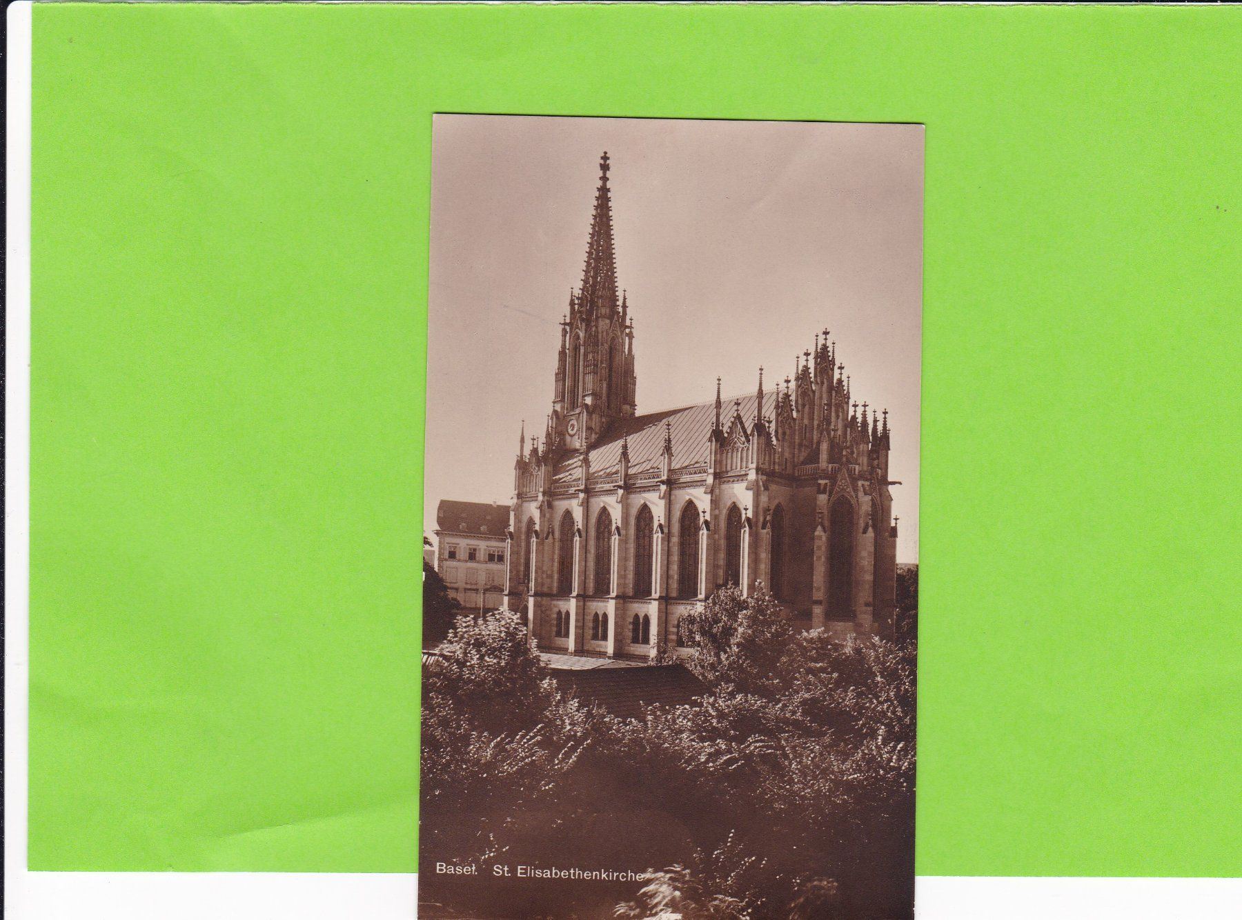 Cartoline postali: Basel-St. Elisabethenkirche – Usato da St. Peterzell venduto da neckertal