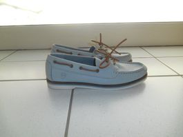Tamaris Mokassin hellblau Grösse 38 *NEU*