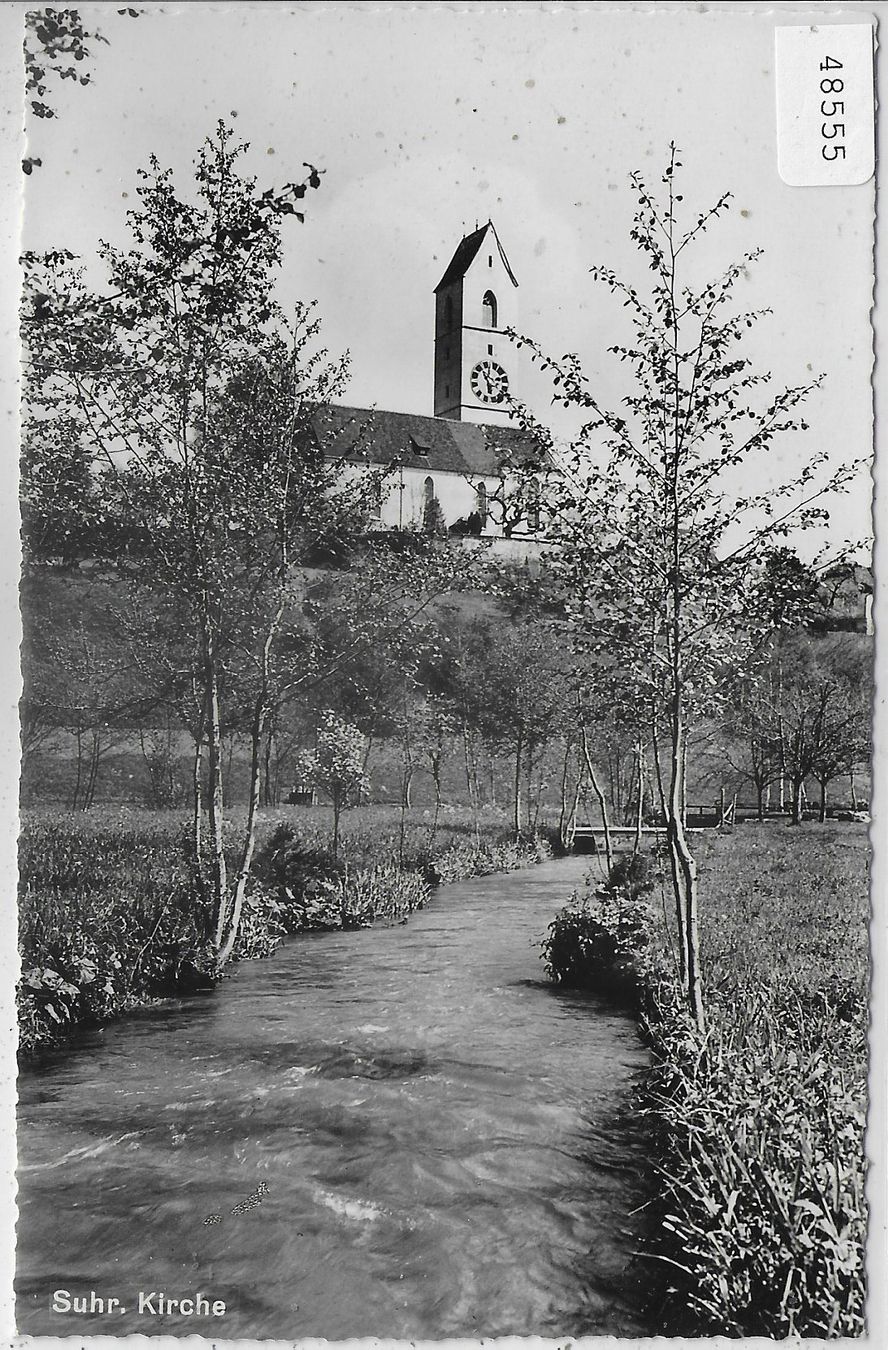 Ansichtskarten: Suhr - Kirche – Gebraucht aus Ettingen von Kartenplanet