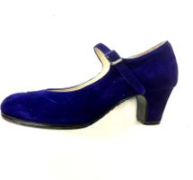 Wunderschönen dunkellila  Pumps oder Flamencoschuhe 40 ½ -41