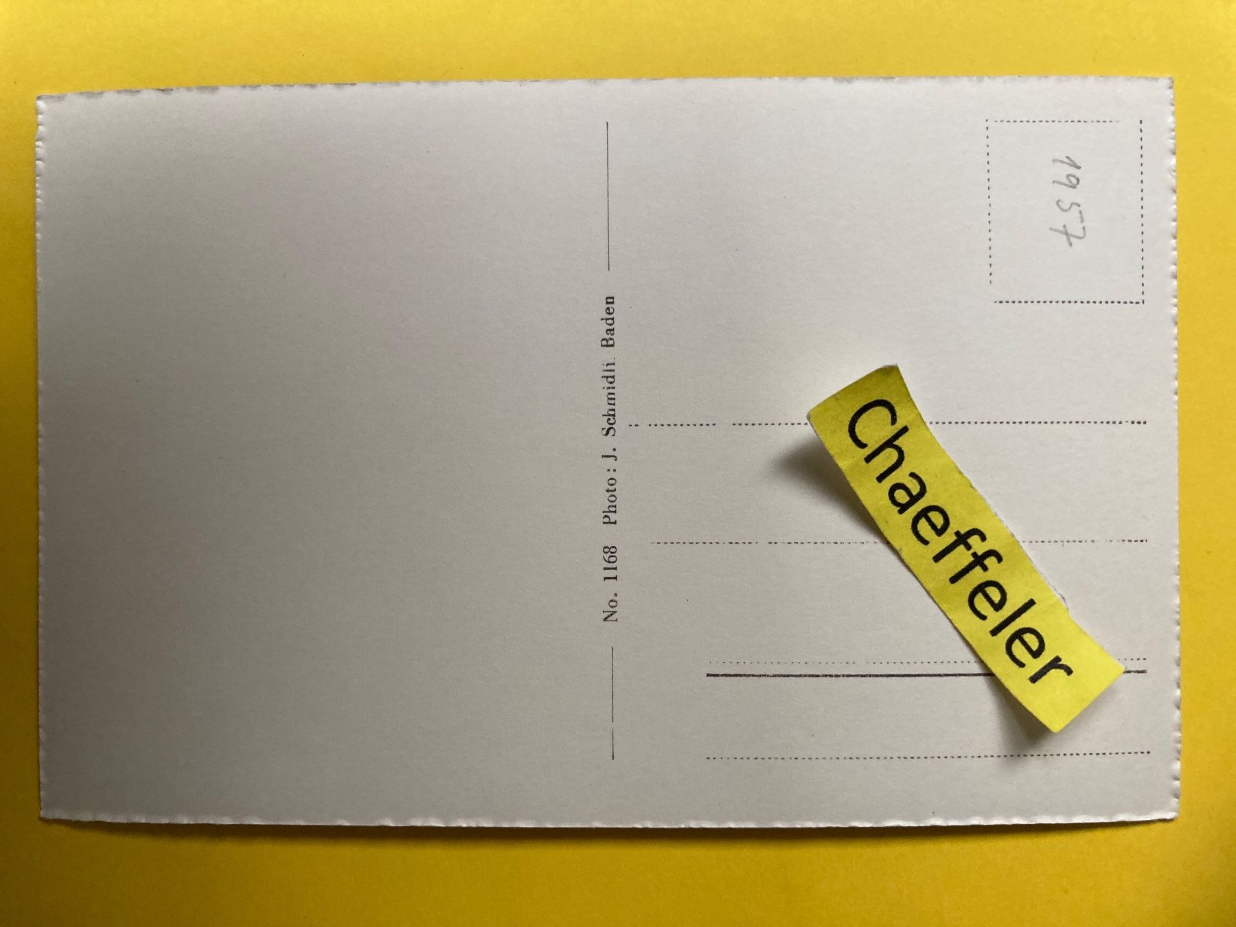 Cartes postales: 1957 Bad Schinznach – D'occasion à Zürich par Chaeffeler 1
