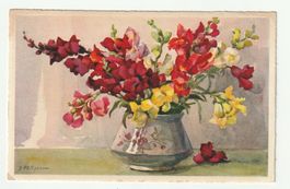 Ansichtskarte Blumengrüsse