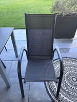 4 Gartenstühle anthrazit