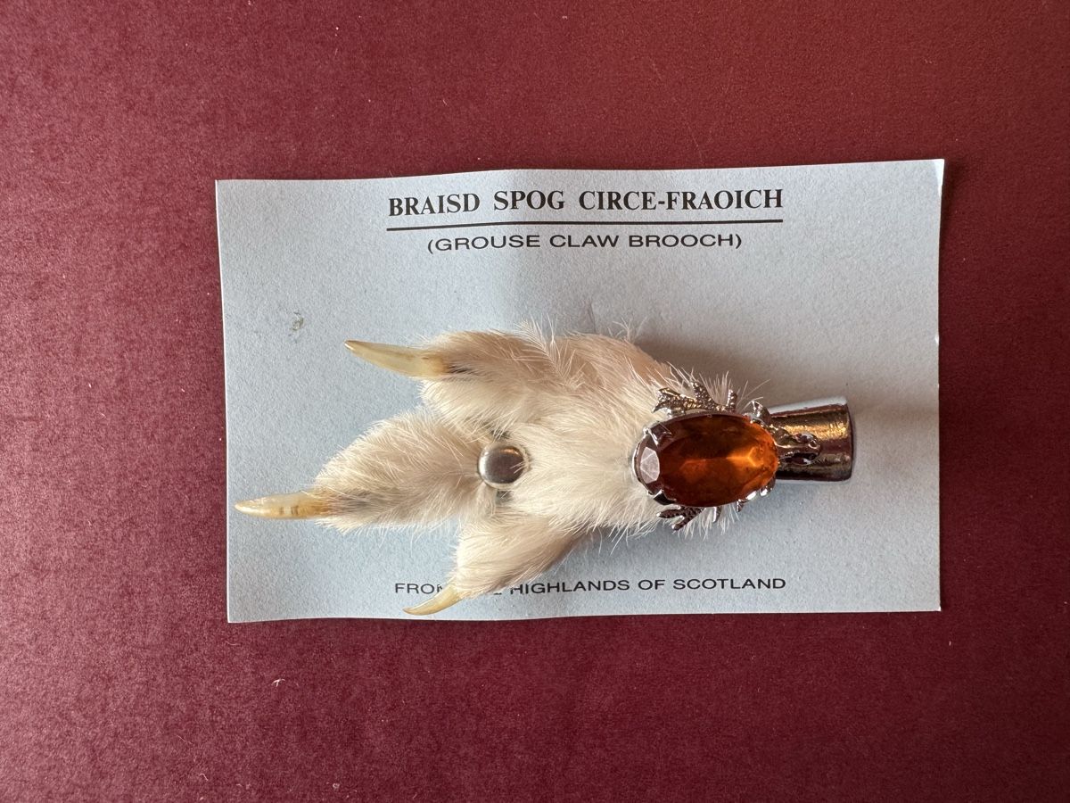 Il mondo degli animali: Antike schottische Grouse Foot Brosche – Usato da Lachen SZ venduto da ThisMyJam 1