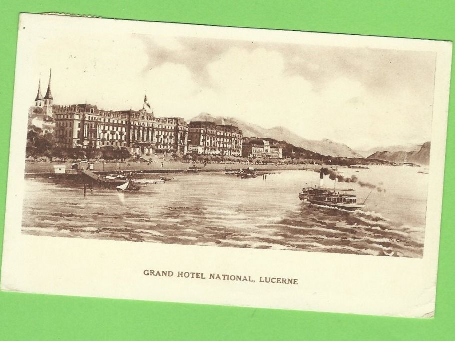Cartoline postali: Grand Hotel National, Luzern – Nuovo (secondo la descrizione) da Zürich venduto da t24_de
