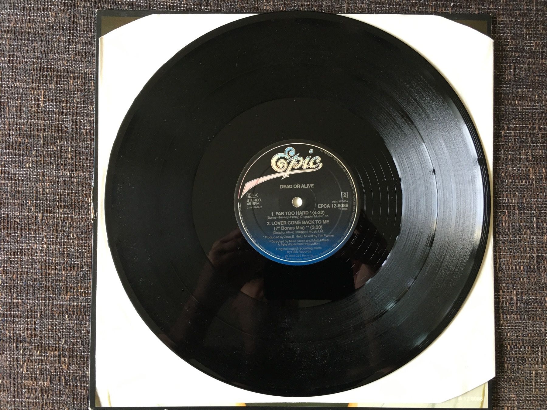 Dischi in vinile: Maxi Single Vinyl: Dead or Alive, 45 RPM – Usato da holziken venduto da Weston 4