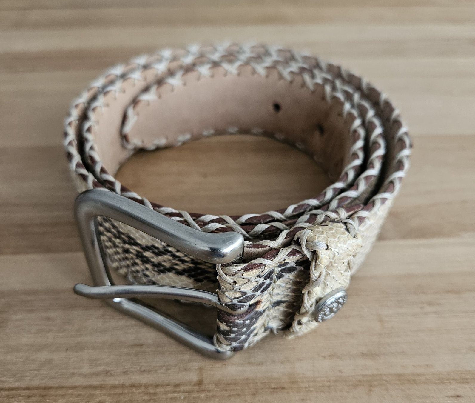 Cinture: MCS python leather belt – Usato da Basel venduto da fem_vxl6 5