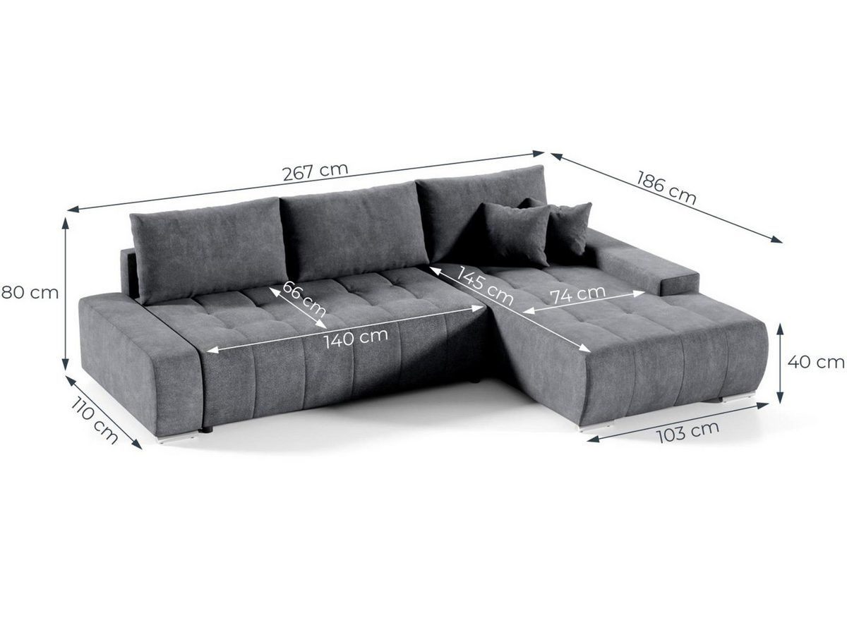 Divani: Beautysofa Ecksofa Draco – Usato da Embrach venduto da Repstone13 1