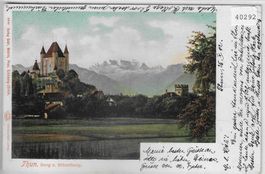 Thun - Burg und Blümlisalp