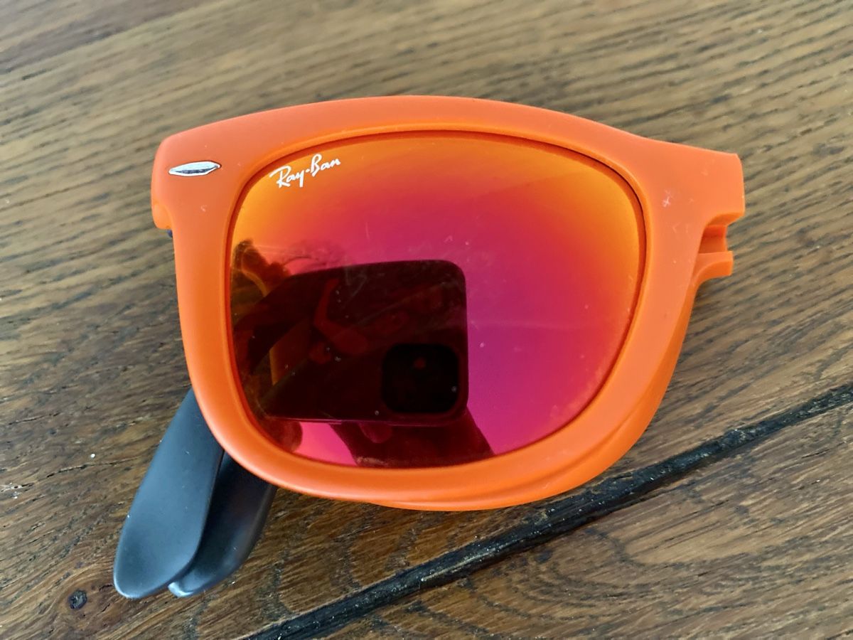 Ray-Ban Occhiali & Lenti: Original Ray-Ban Folding Wayfarer RB4105 Orange – Nuovo (secondo la descrizione) da Figino venduto da buy77 7
