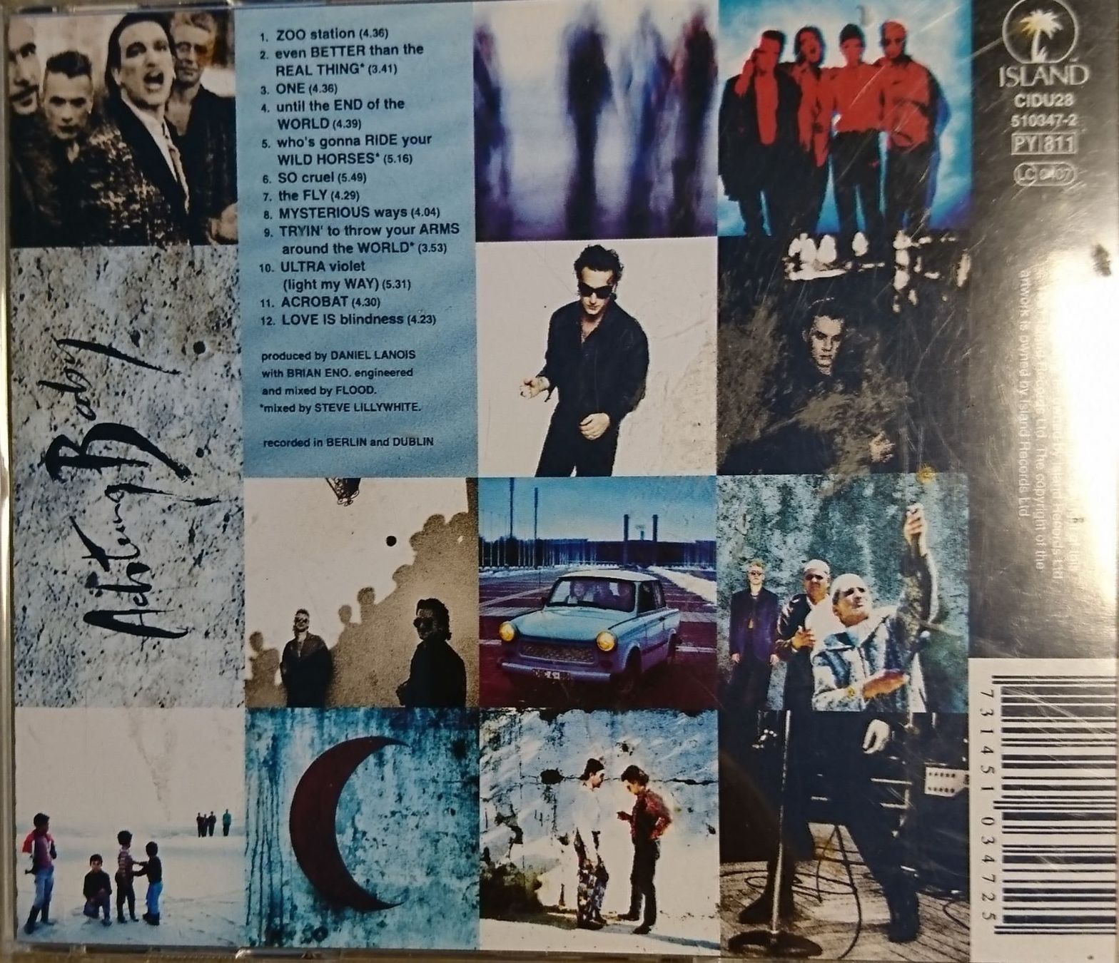 CD: U2 Achtung Baby – Usato da Zürich venduto da Raz88 1