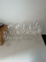 12 teiliges Glas Set / Weingläser & Sektgläser 