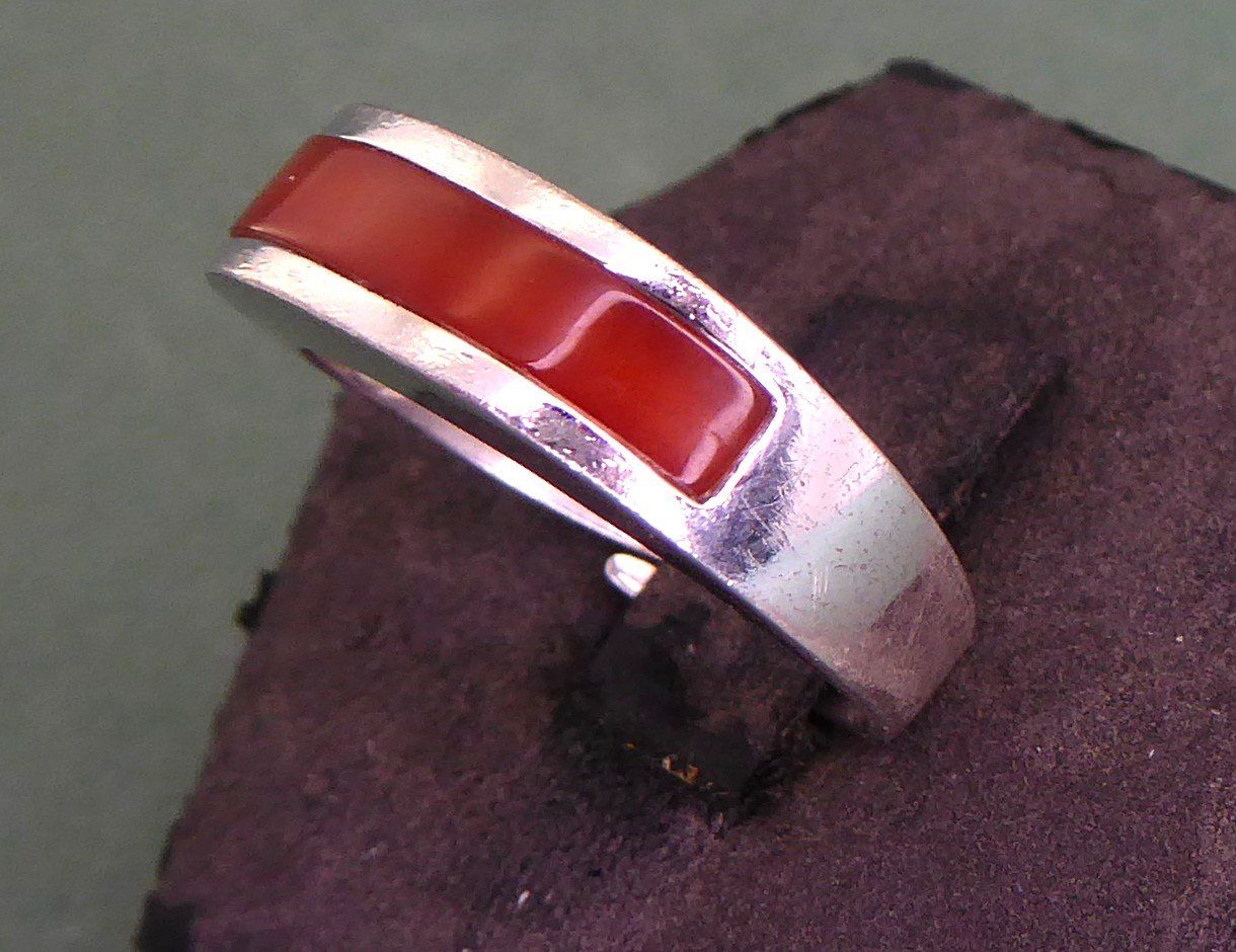 Anelli: Ring 800 Silber mit synthetischem Stein – Usato da Muri AG venduto da silvermouse007 2